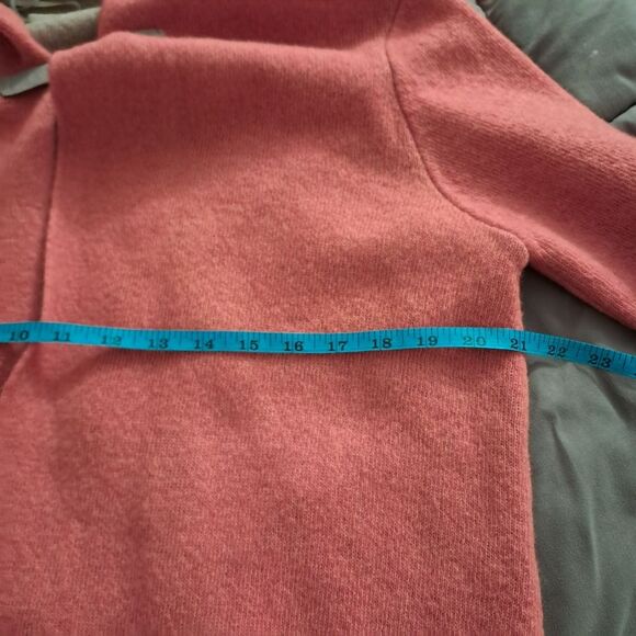 A•IDA sweater women's large L orange tan wool blend italian designer cozy winter - Picture 11 of 14